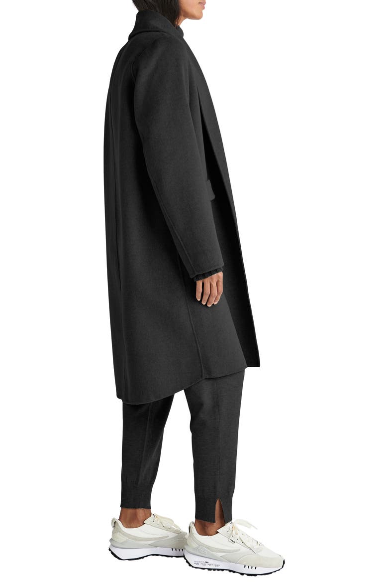 x Cella Jane Icon Shawl Collar Coat, Alternate, color, BLACK
