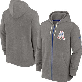 売れ筋商品|||ナイキ パーカー・スウェットシャツ アウター レディース Men's Heather Charcoal New England Patriots Historic Lifestyle Full-Zip Hoodie Heather Charcoal Nike Men's Nike Heather Charcoal New England Patriots