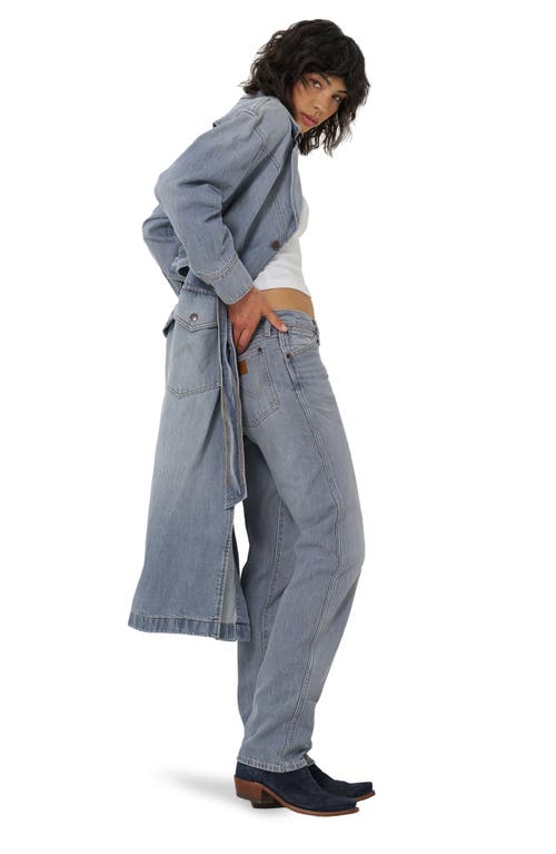 Wrangler Cowboy Low Rise Straight Leg Jeans In Blue