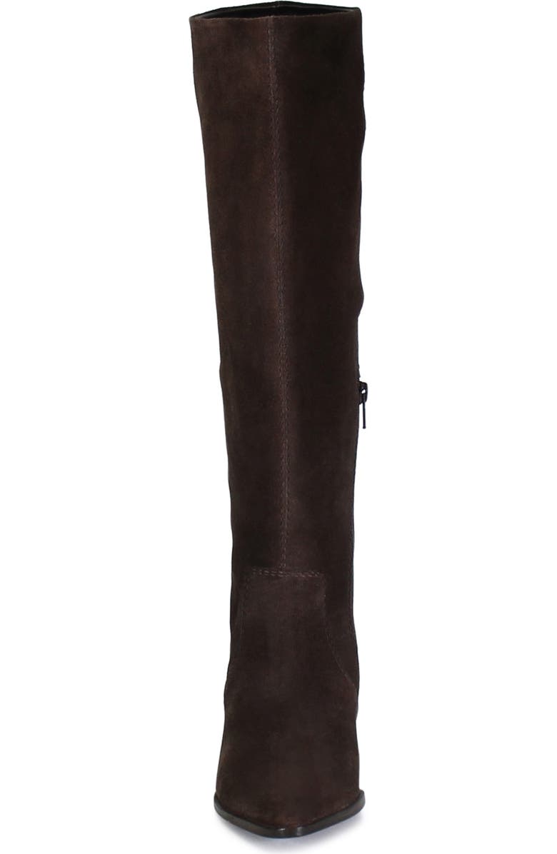 Diba True DIG ITAL Leather Sleek Tall Boot, Alternate, color, Dark Brown