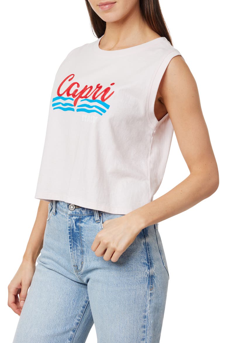 The Relaxed Muscle Graphic Tank, Alternate, color, ORCHID ICE CAPRI