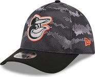 New Era Men's New Era Black Baltimore Orioles Camo 39THIRTY A-Frame Flex Hat
