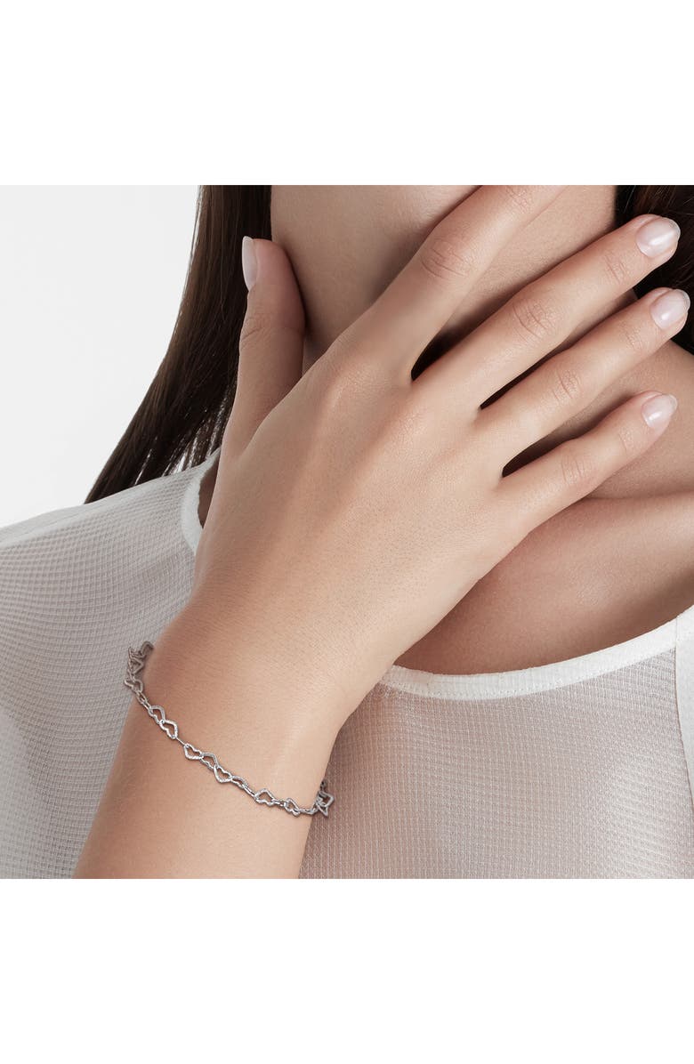 DELMAR Heart Link Bracelet, Alternate, color, 