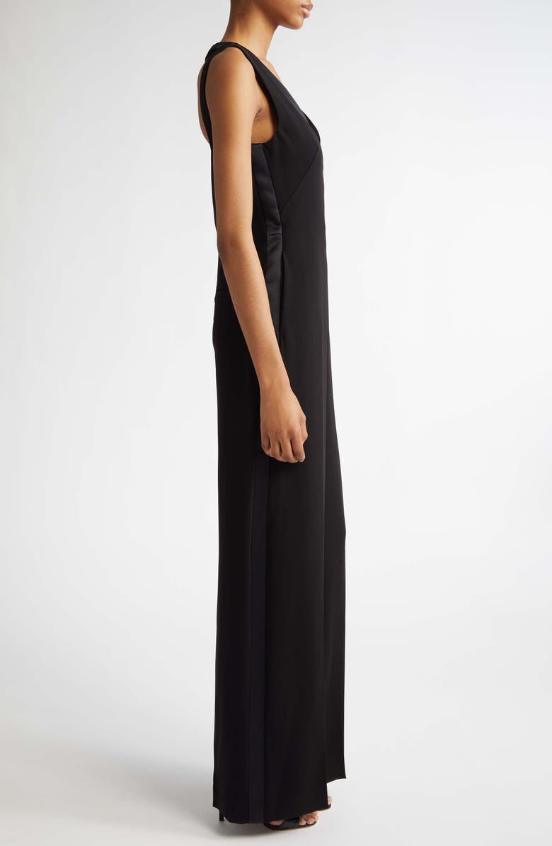 Max Mara Armonia Layered Jumpsuit, Alternate, color, Black