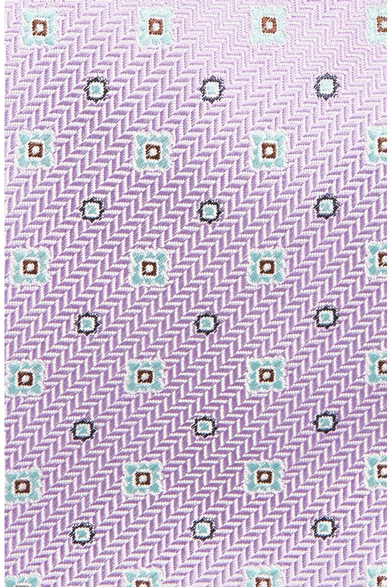 Medallion Silk Tie, Alternate, color, LIGHT PURPLE