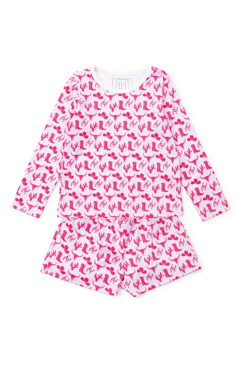 Sophie Girls' Short Set, Main, color, Wild West Pink