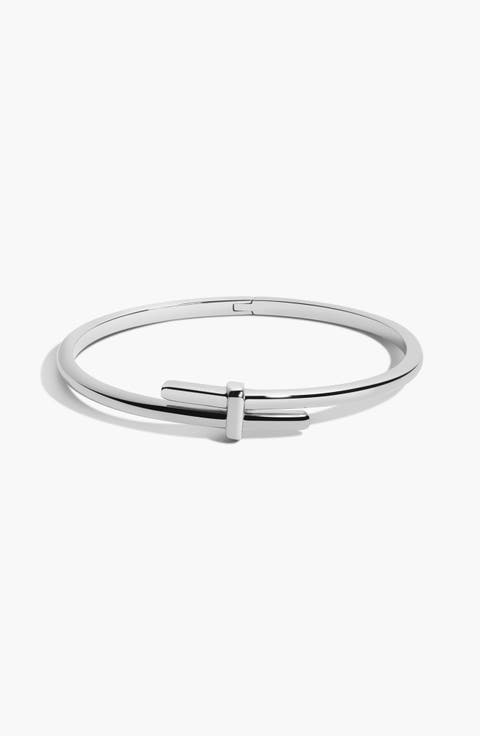 Crossover Hinged Bracelet