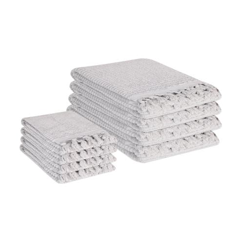 Olive And Linen Olive & Linen Ribbed Loom Terry Towel Bundle