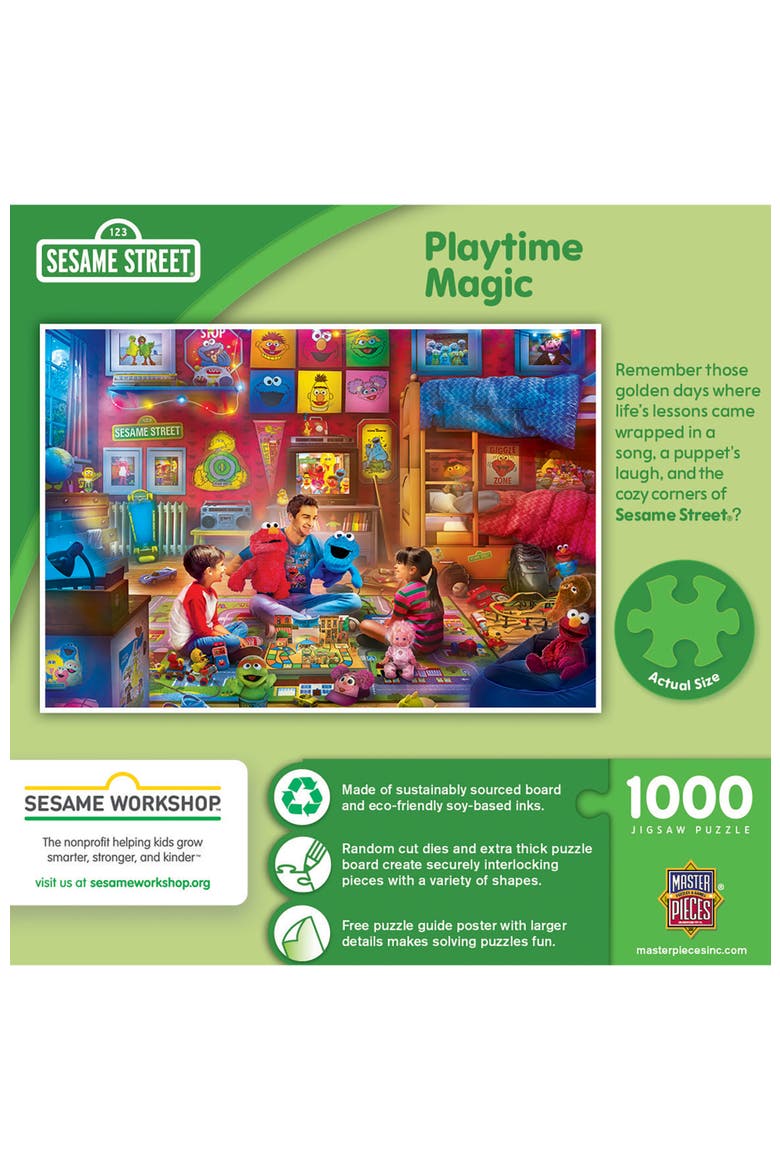 Sesame Street Playtime 1000pc Puzzle, Alternate, color, Multicolor