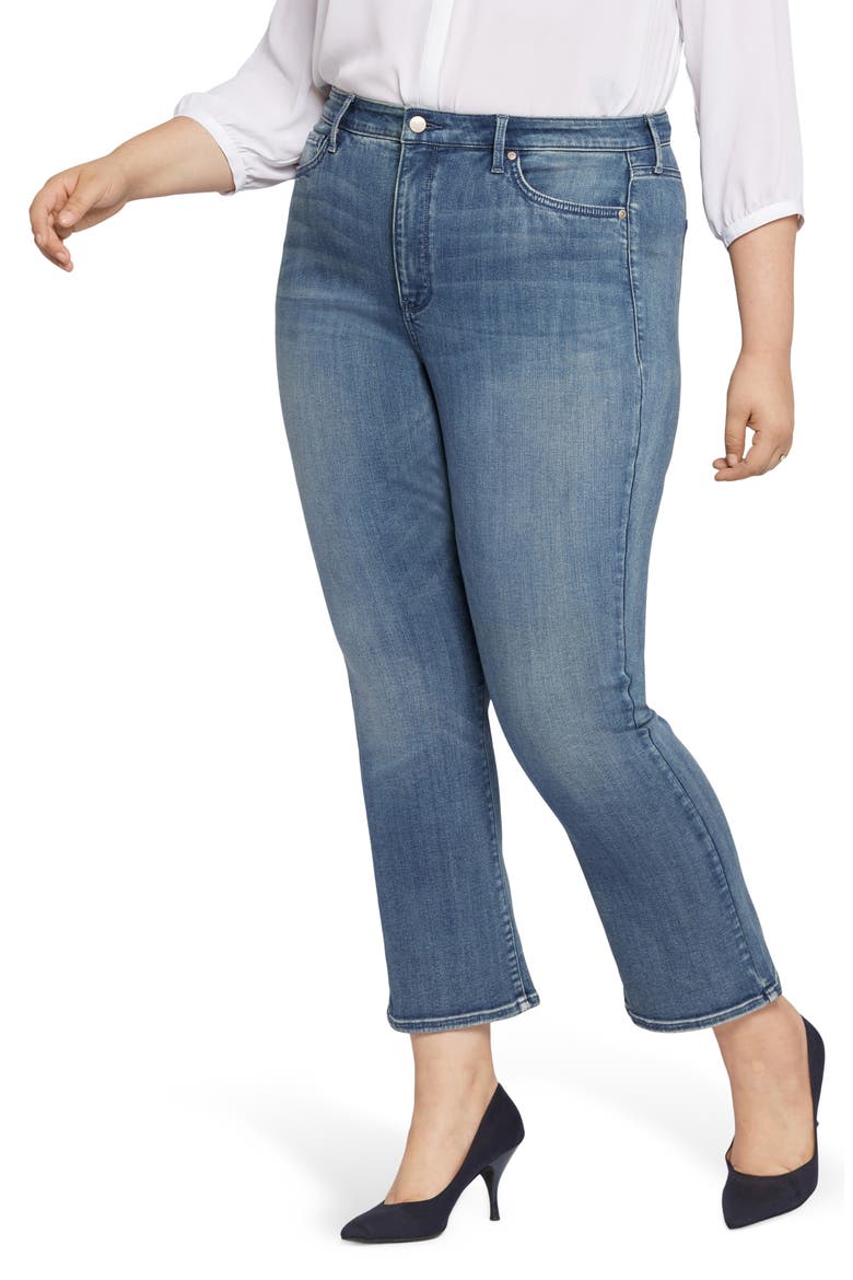 High Waist Slim Bootcut Jeans, Main, color, PRELUDE