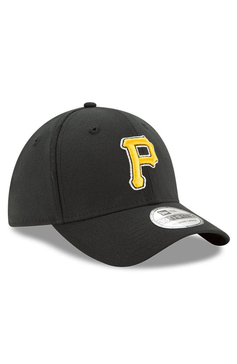 New Era Men's Black Pittsburgh Pirates MLB Team Classic Alternate 39THIRTY Flex Hat, Alternate, color, 