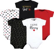 Hudson Baby Cotton Bodysuits 5-Pack