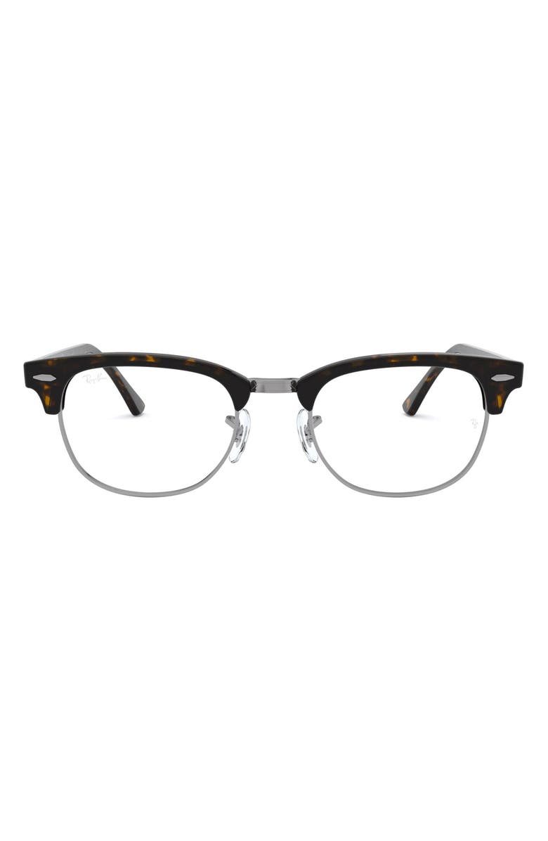 Ray-Ban 49mm Optical Glasses, Main, color, Dark Havana