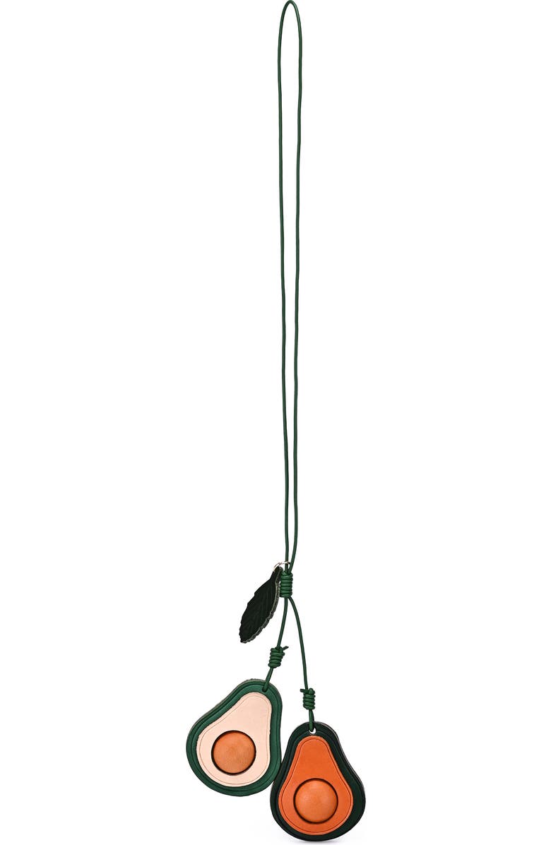 OLD TREND Avo Genuine Leather Botanical Fruit Charm, Alternate, color, Caramel & Beige