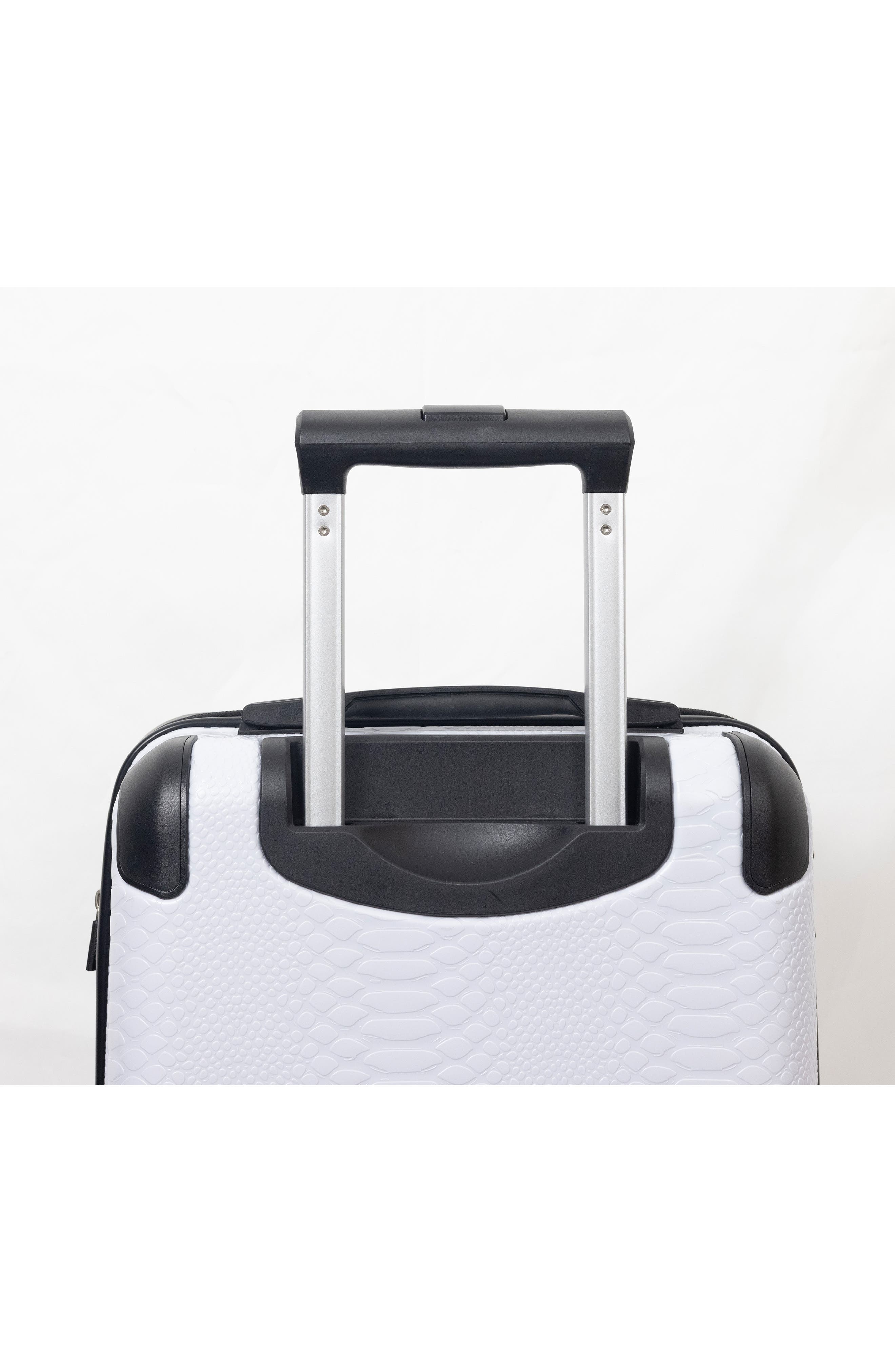 GEOFFREY BEENE Snakeskin Embossed Tote Bag & Hardside Spinner Suitcase Set, Alternate, color, 