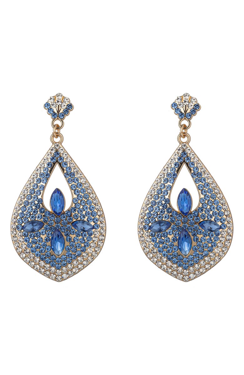 EYE CANDY LOS ANGELES Alejandra Statement Teardrop Earrings, Main, color, Gold