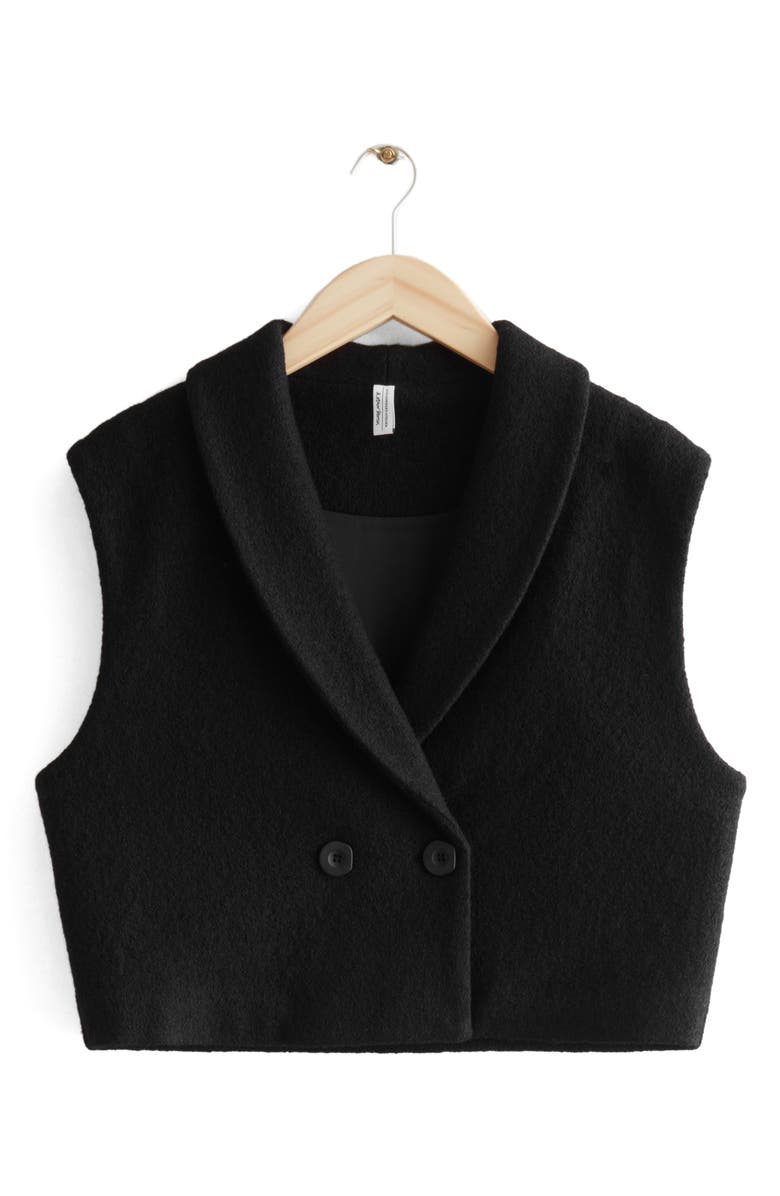 & Other Stories Double Breasted Blazer Vest, Alternate, color, 