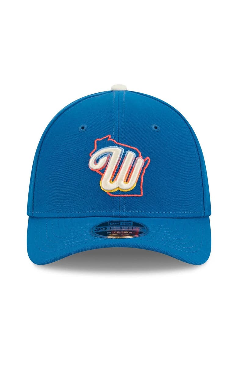New Era Men's New Era Blue Milwaukee Brewers 2026 City Connect M-Crown 39THIRTY Flex Hat, Alternate, color, Blue
