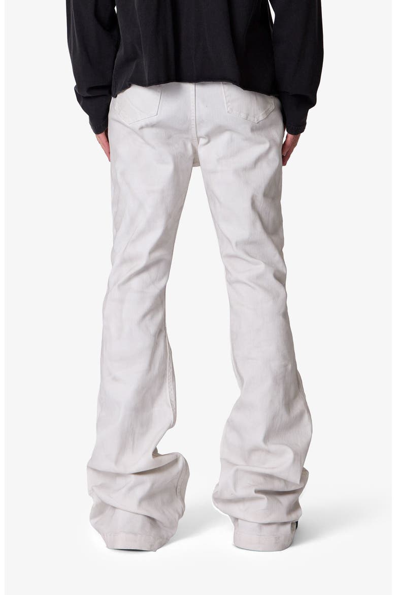 Super Stacked Hem Jeans, Alternate, color, WHITE