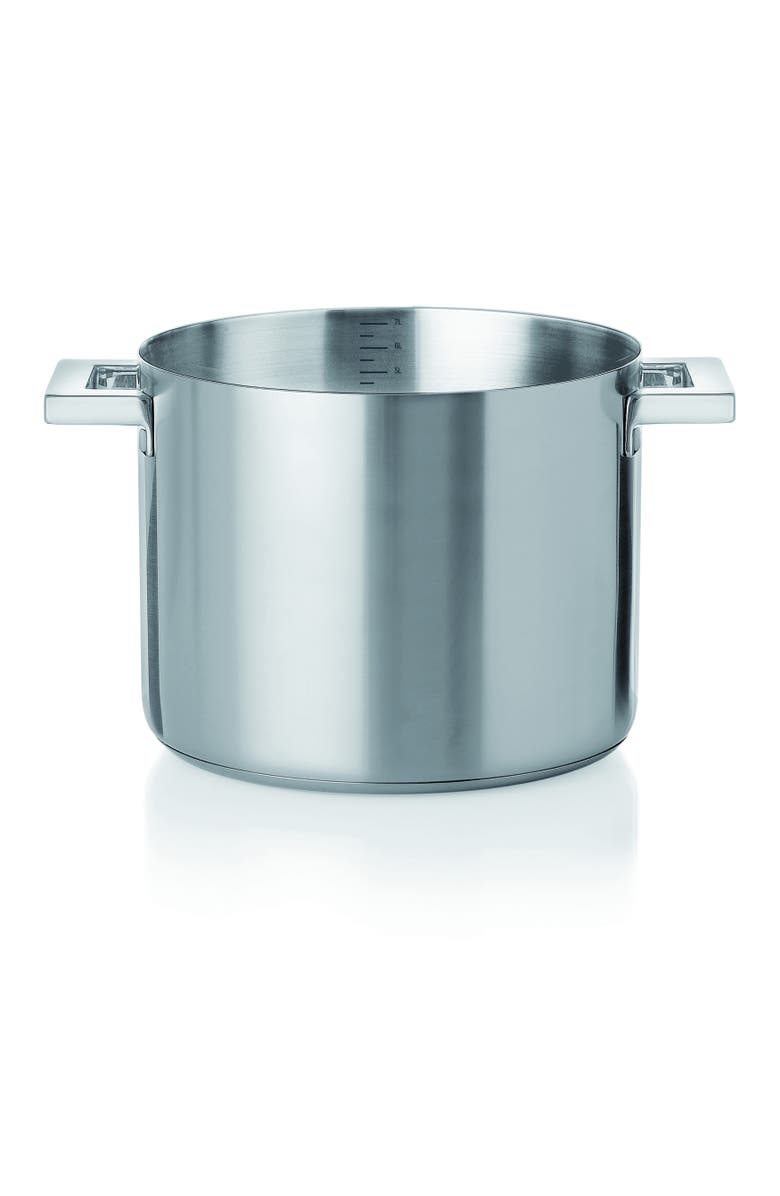 Mepra Stile By Pininfarina Deep Pot, Main, color, Silver