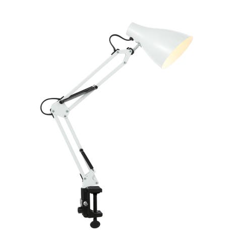 Odile Classic Industrial Adjustable Articulated Clamp-On LED Task Lamp