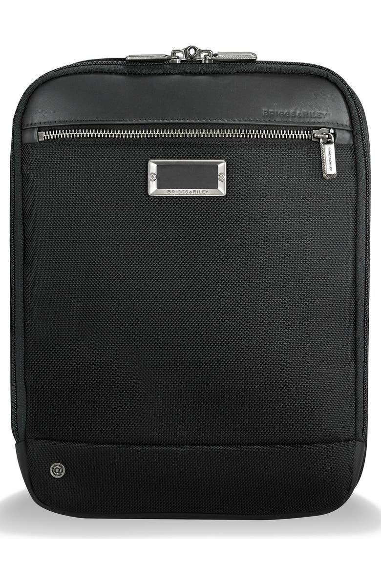Briggs & Riley @work Expandable Ballistic Nylon Crossbody Bag with RFID Pocket, Main, color,