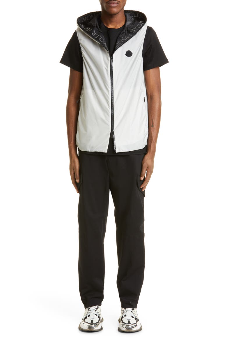 Double Logo Patch T-Shirt, Alternate, color, BLACK
