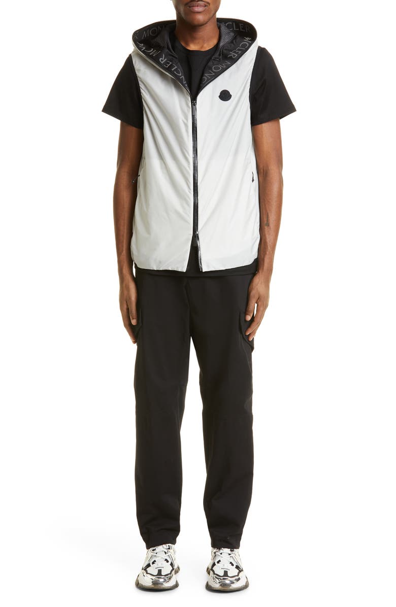 Moncler Double Logo Patch T-Shirt, Alternate, color, 