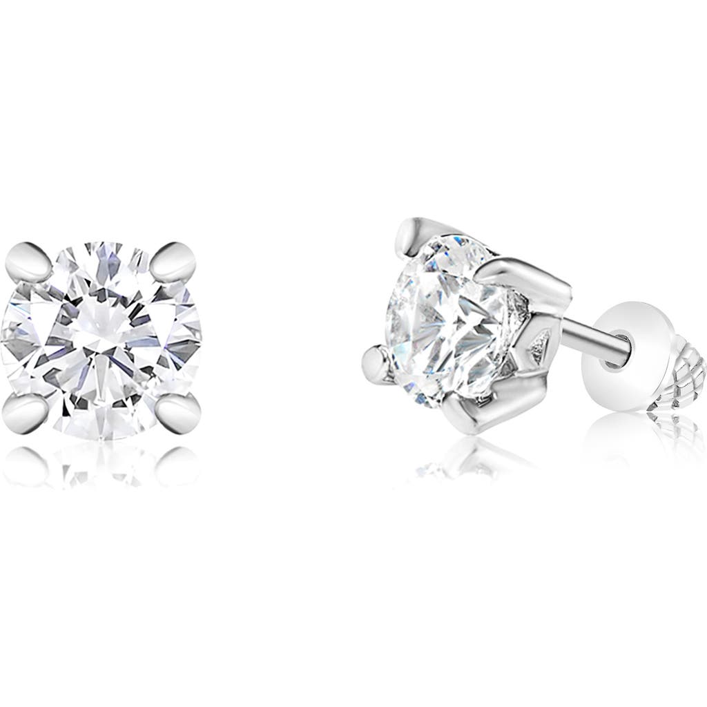 Chanteur Kids' Cubic Zirconia Stud Earrings in Clear  product