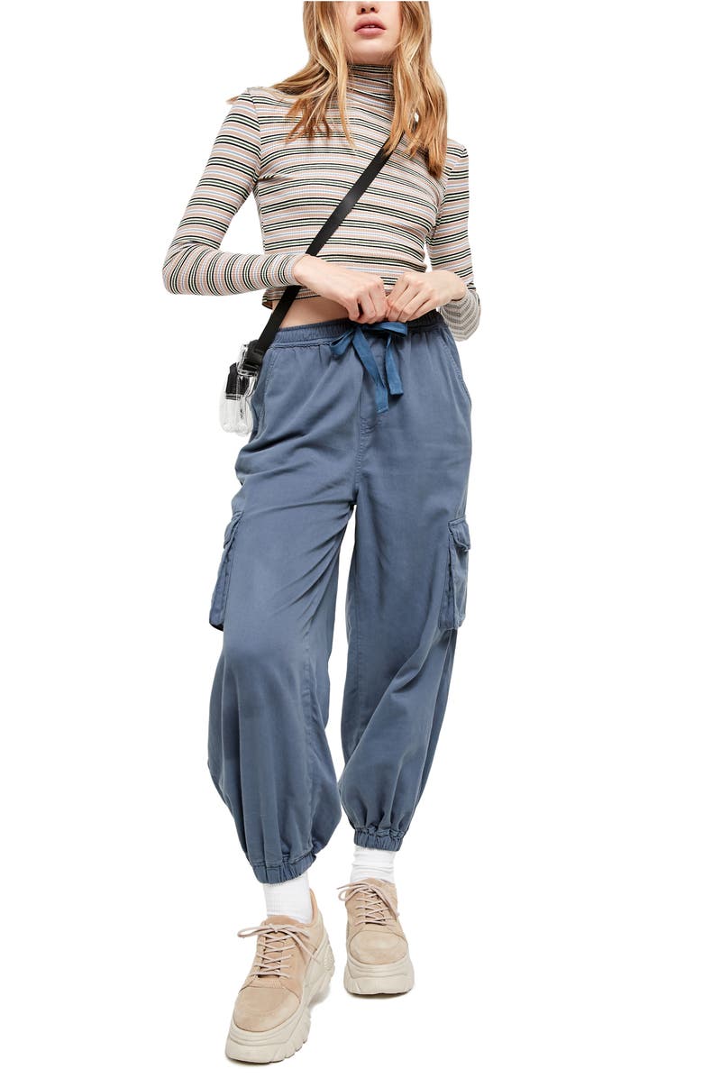 BDG Urban Outfitters Raff Elastic Cuff Cotton Cargo Pants, Alternate, color,