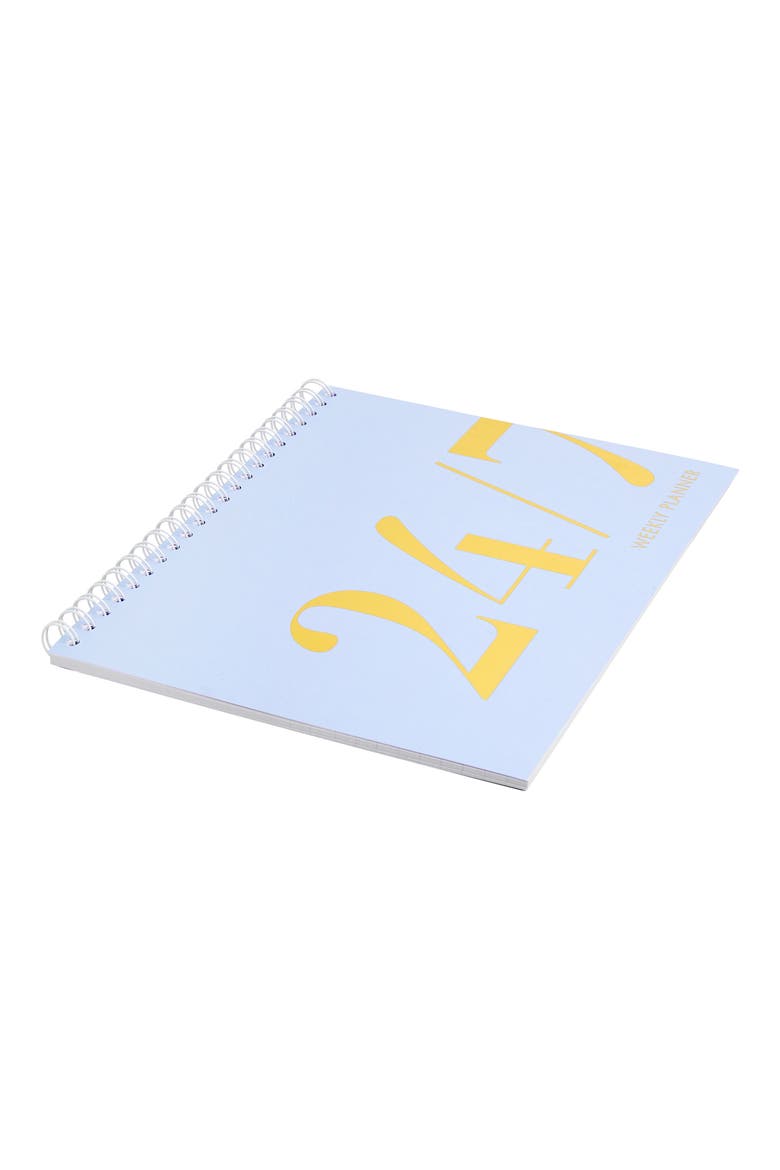 Time is Now Weekly Planner, Alternate, color, SOFT BLUE