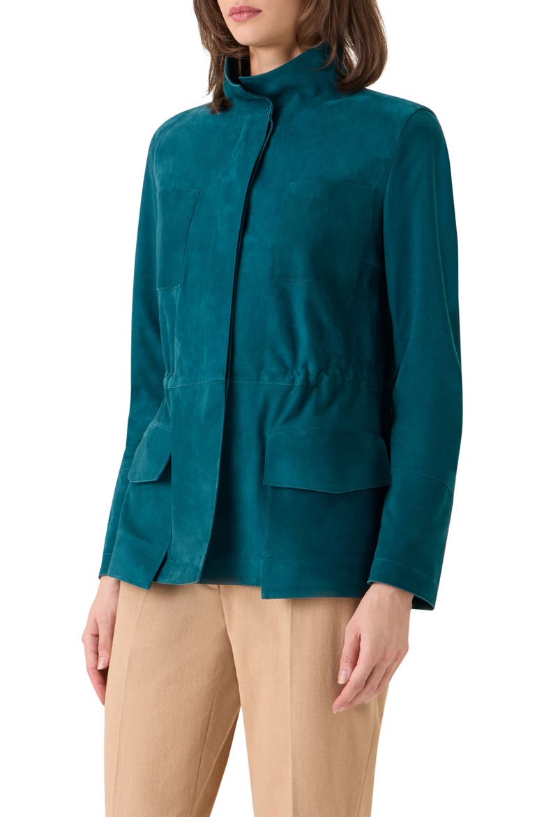 Chianti Suede Jacket, Alternate, color, OTTANIO