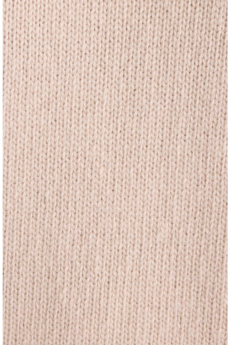 Ruffle Trim Wool & Cashmere Sweater, Alternate, color, SWEET IVORY