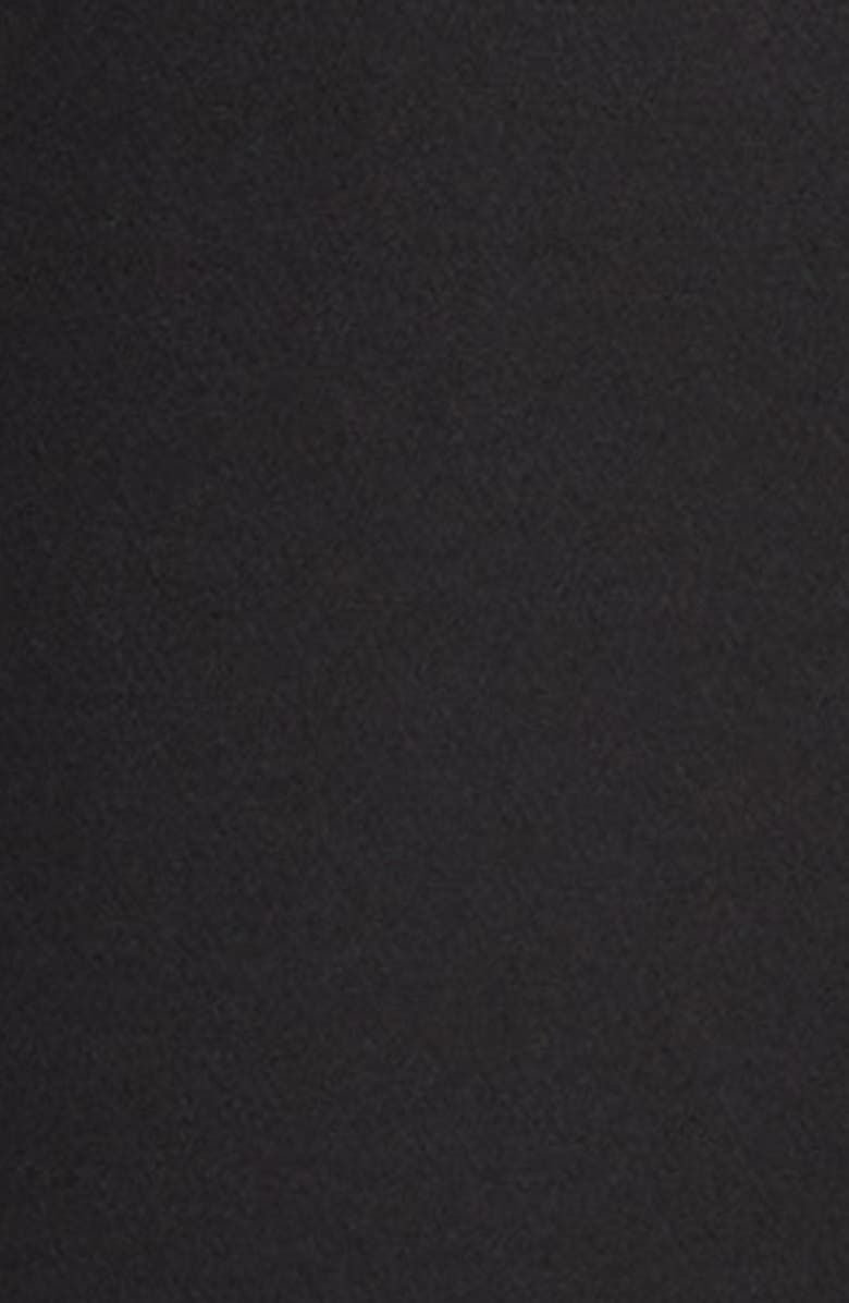 Sandy Liang Pilton Rosette A-Line Midi Dress, Alternate, color, Black