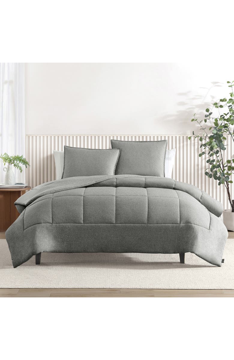 UGG<sup
®</sup
 Devon Comforter 
Sham Set, Alternate, color, Seal Gray Heather