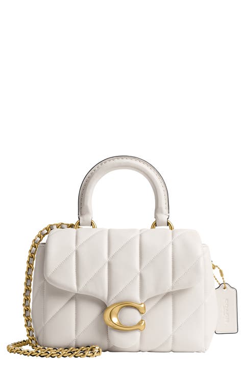 Tabby Quilted Leather Convertible Top Handle Bag