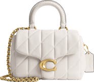 COACH Tabby Quilted Leather Convertible Top Handle Bag