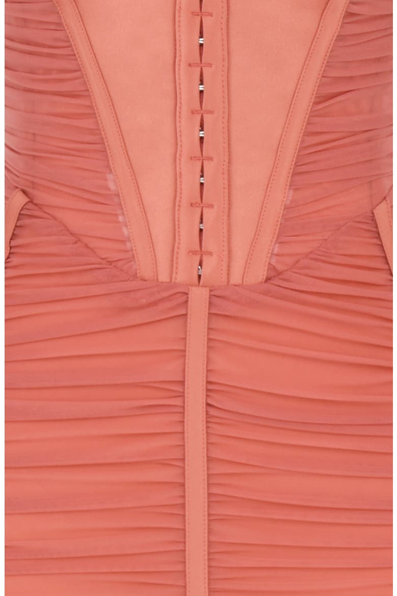 Mariah Ruched Dress, Alternate, color, ROSE