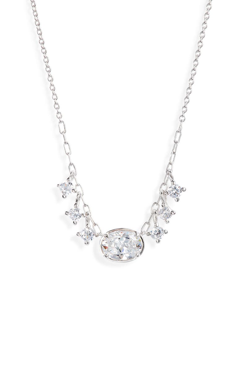 Nadri Issa Medium Shaky Frontal Necklace, Main, color, 