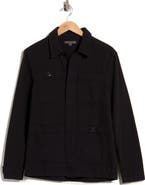 John Varvatos Jakob Embroidered Back Denim Shirt Jacket