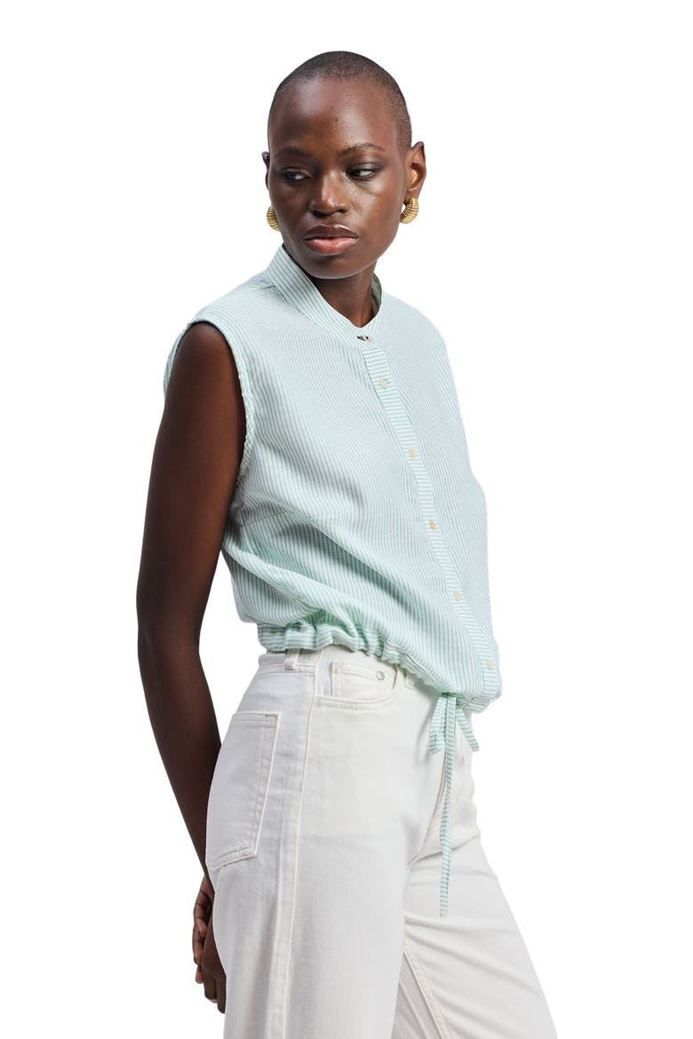 Button-down with Lace Shirt, Alternate, color, Parallel Paths