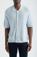 FRAME Short Sleeve Wool Cardigan