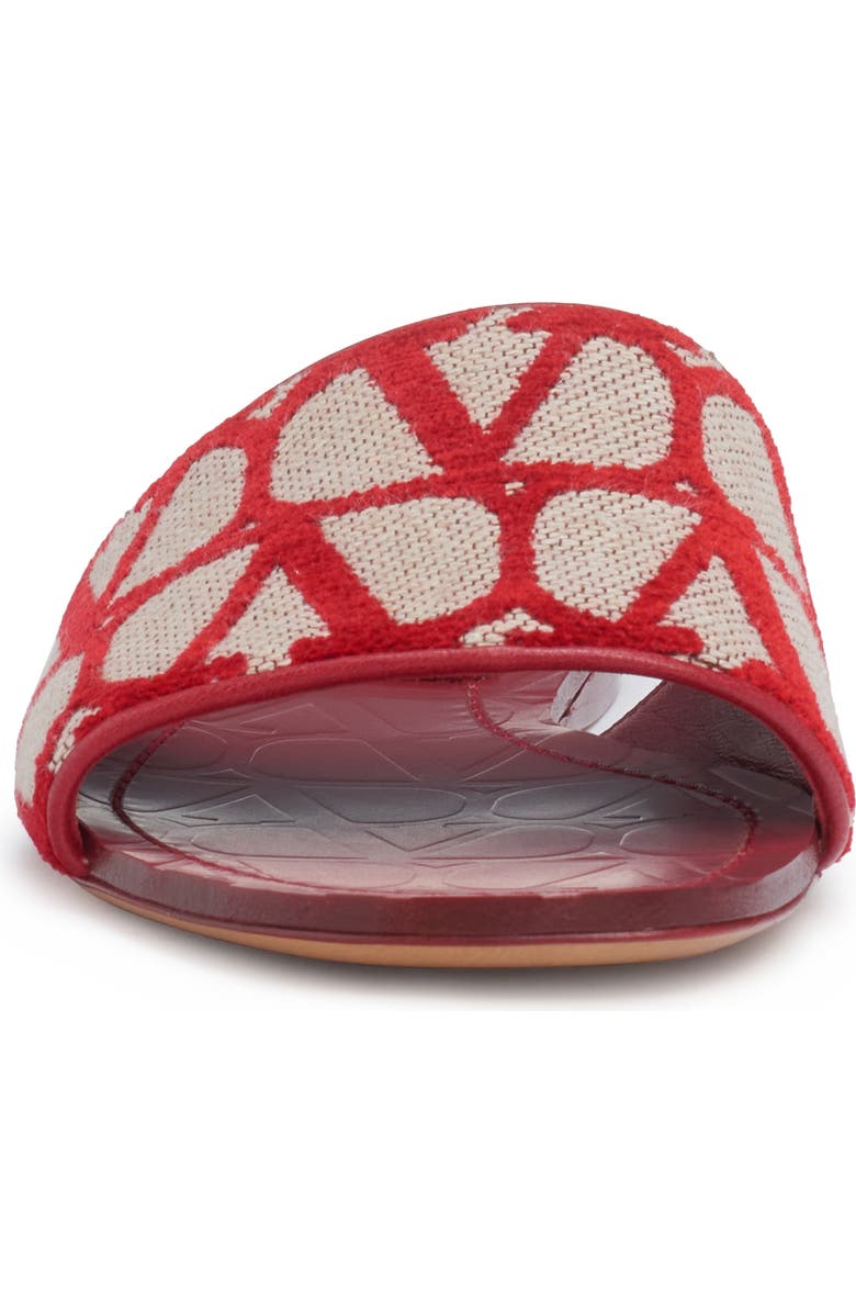 Valentino Garavani VLOGO Canvas Slide Sandal, Alternate, color,