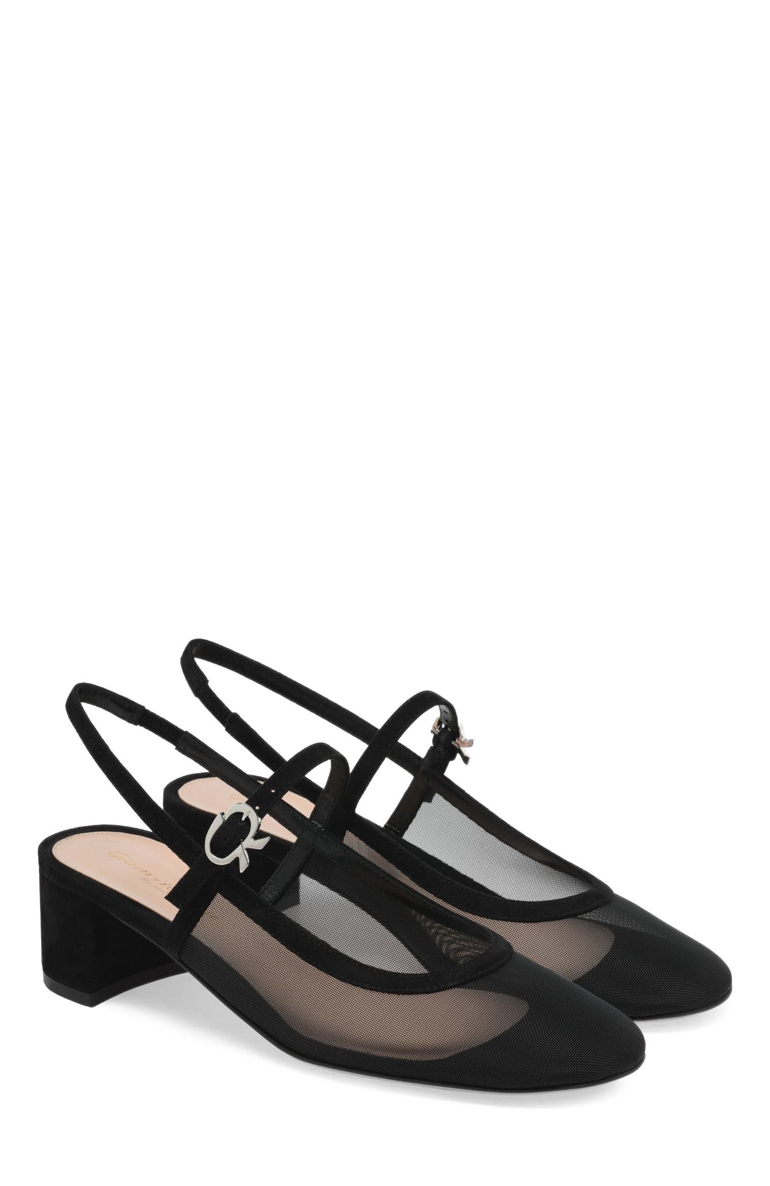 Gianvito Rossi Francoise Sandals, Alternate, color, Black