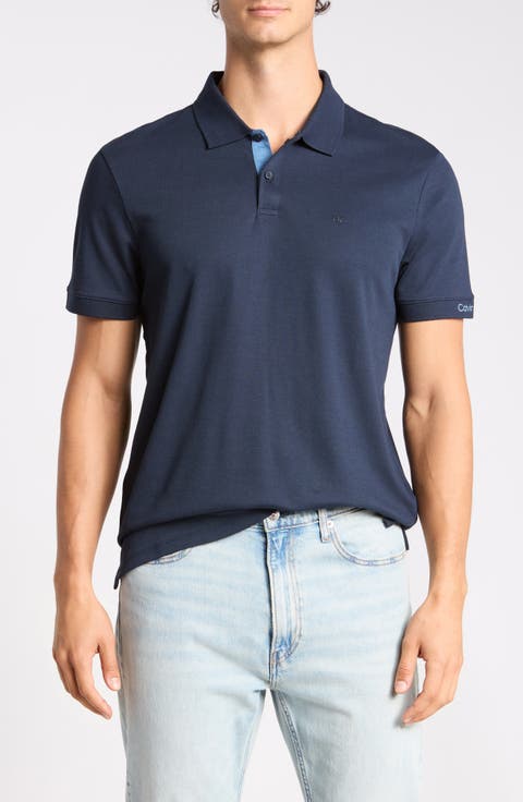 Calvin Klein Classic Fit Embroidered Polo