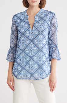 Tart Hadlie Split Neck Top