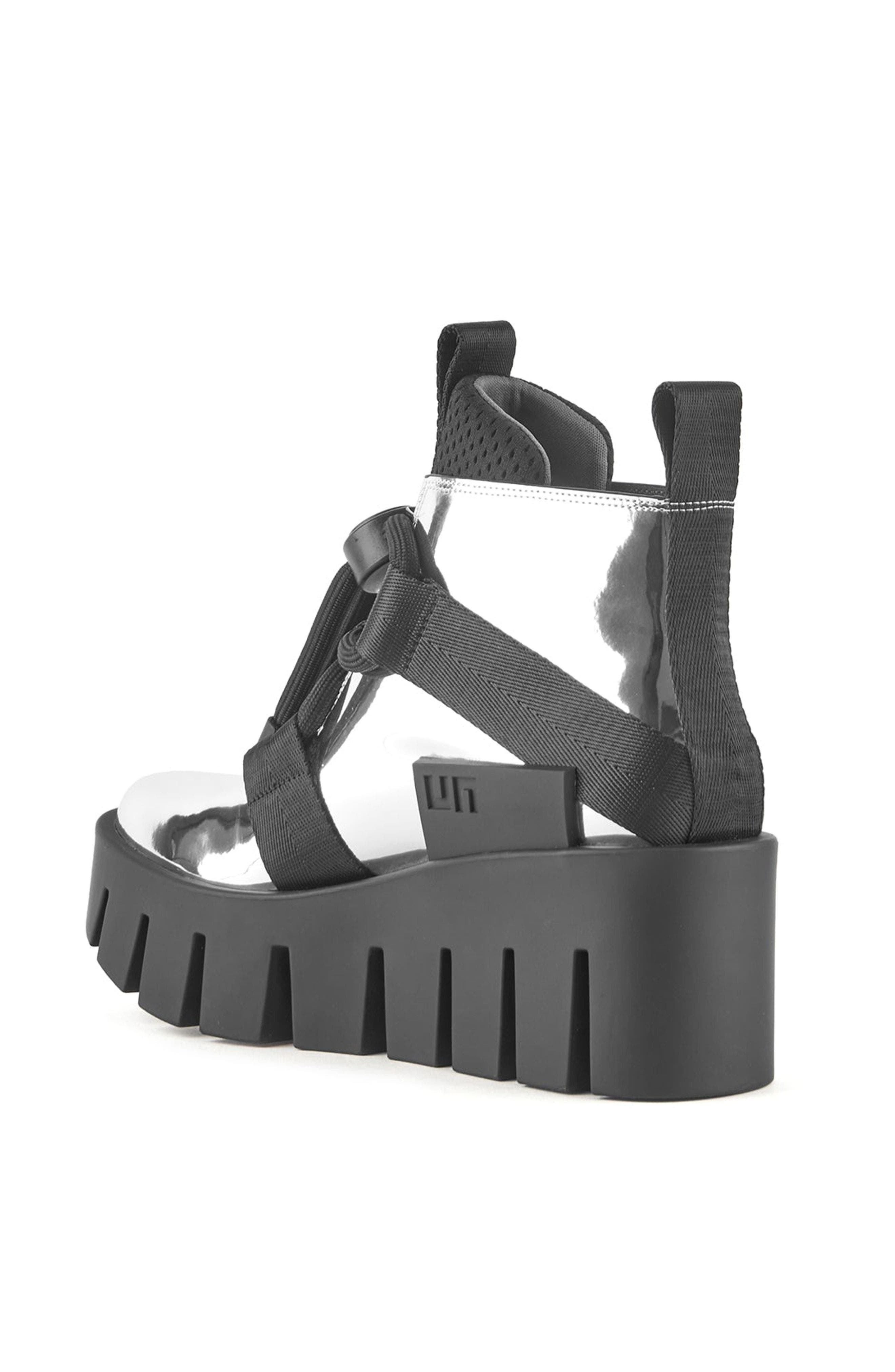 United Nude Grip Nomad Lo Platform Lug Bootie, Alternate, color, Silver