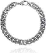 Lucky Brand Silver-Tone Curb Chain Bracelet