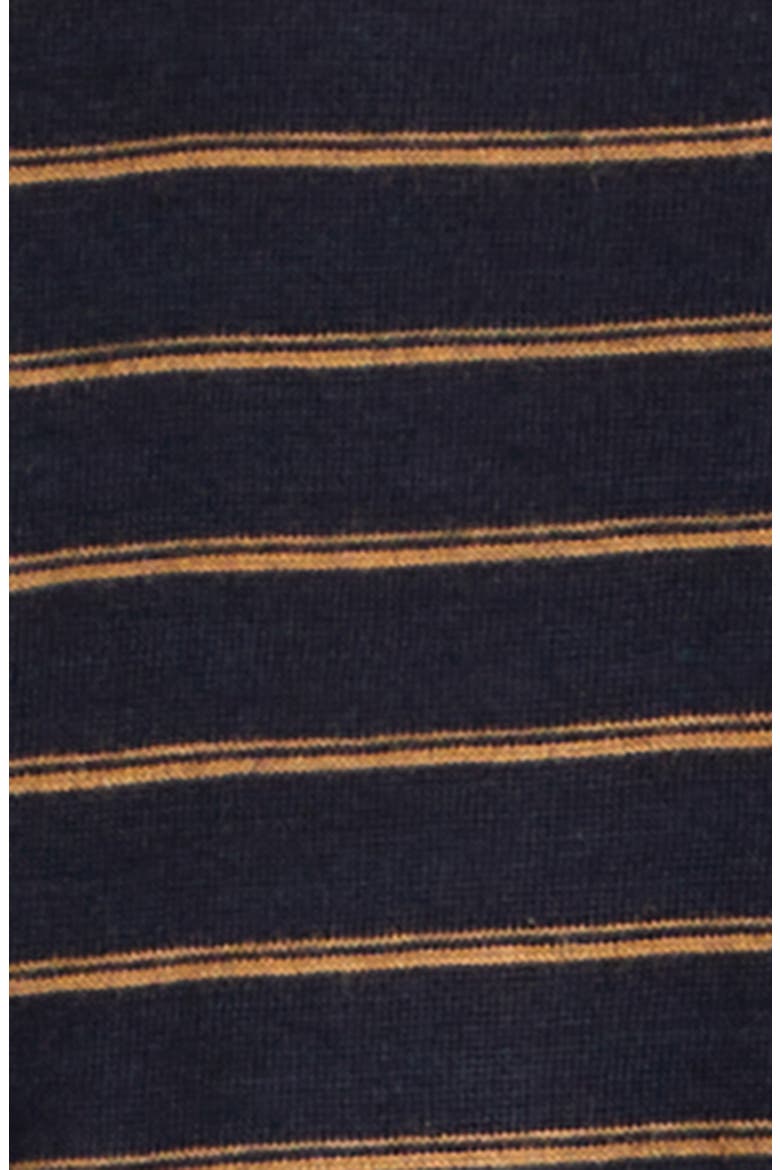 Stripe Long Sleeve Polo, Alternate, color, BLUE