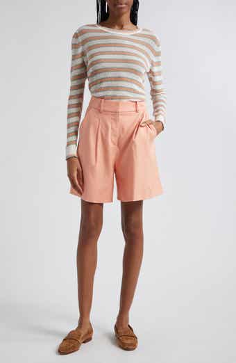 Veronica Beard Magellan Stripe Linen Blend Sweater